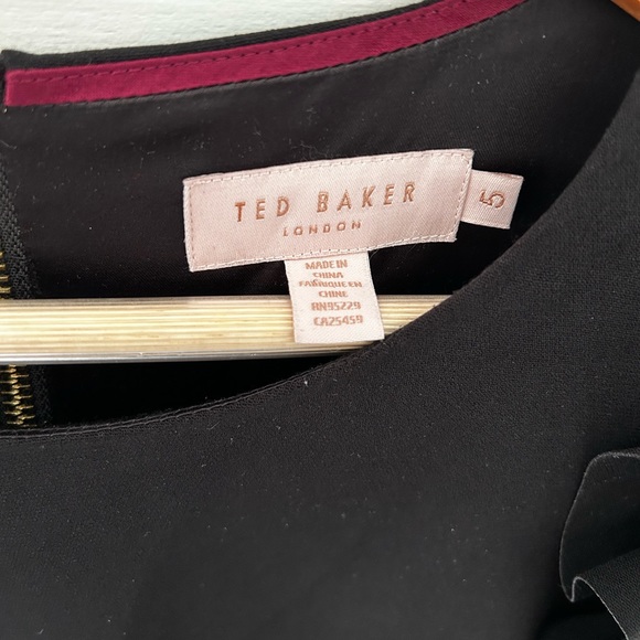 Ted Baker London Siiara Frill Cold Shoulder Dress - Picture 8 of 10